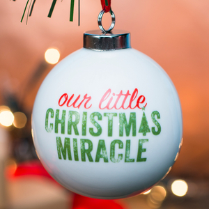 Personalised Bauble - Christmas Miracle