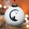 Personalised Bauble - Cresent Moon Memorial