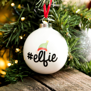 Personalised Bauble - Elfie
