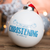 Personalised Bauble - On Your Christening