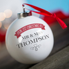 Personalised Bauble - Our First Christmas As Mr & Mrs