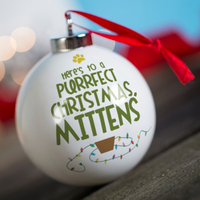 Personalised Bauble - Purrfect Christmas