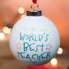 Personalised Bauble - World