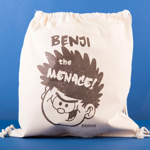 Personalised Beano Big Heads Drawstring Bag - Dennis