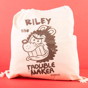 Personalised Beano Big Heads Drawstring Bag - Gnasher