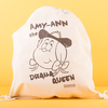 Personalised Beano Big Heads Drawstring Bag - Minnie