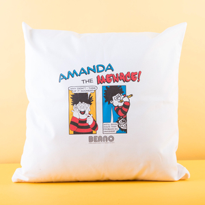 Personalised Beano Classic Cushion Cover - Problem Solved