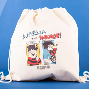 Personalised Beano Classic Drawstring Bag - Problem Solved