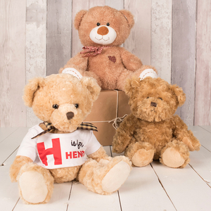 Personalised Bear With T-Shirt - Boys Initial