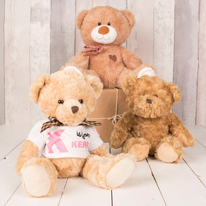 Personalised Bear With T-Shirt - Girls Initial
