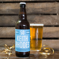 Personalised Beer - 50th Birthday Beer