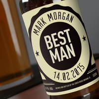 Personalised Beer - Best Man
