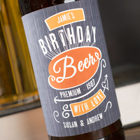 Personalised Beer - Birthday Beer With Love