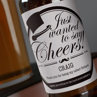 Personalised Beer - Just Wanted To Say Cheers