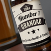Personalised Beer - Number 1 Grandad
