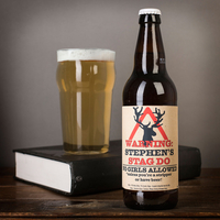 Personalised Beer - Stag Do (No Girls Allowed)