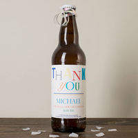 Personalised Beer - Wedding Thank You (Colourful)