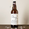 Personalised Beer - Wedding Thank You (Deco Cream)