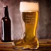 Personalised Beer Boot Glass - Made For Drinking