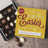 Personalised Belgian Chocolates - Happy Easter