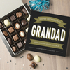 Personalised Belgian Chocolates - Happy Fathers Day,  Gold
