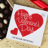Personalised Belgian Chocolates - Happy Valentine