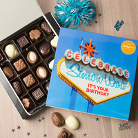 Personalised Belgian Chocolates - Las Vegas Birthday