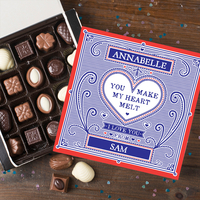 Personalised Belgian Chocolates - Make My Heart Melt
