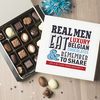 Personalised Belgian Chocolates - Real Men