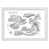 Personalised Bespoke Map Framed Print