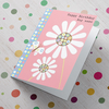 Personalised Birthday Card - Flowers Design