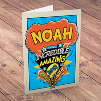 Personalised Birthday Card - Incredible