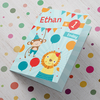 Personalised Birthday Card - Monkey & Lion