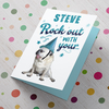 Personalised Birthday Card - Rock Out With Your..
