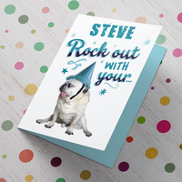 Personalised Birthday Card - Rock Out With Your..