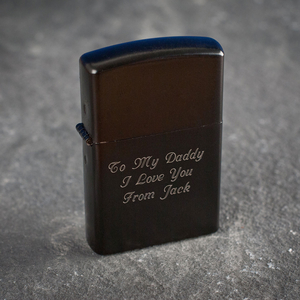 Personalised Black Lighter