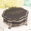 Personalised Black Vintage Jewellery Box - 21st Birthday