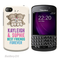 Personalised Blackberry Phone Cover - Hugs - Best Friends Forever