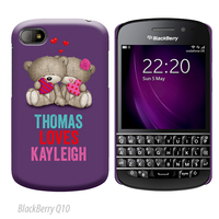 Personalised Blackberry Phone Cover - Hugs - Love Bears