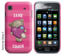 Personalised Blackberry Phone Cover - Hugs - Patchwork Heart