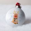 Personalised Bone China Bauble - Rudolph First Christmas