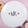 Personalised Bone China Plate - Initials