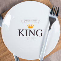 Personalised Bone China Plate - King Of