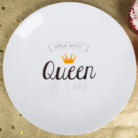 Personalised Bone China Plate - Queen Of