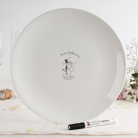 Personalised Bone China Plate - Wedding Signature