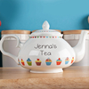 Personalised Bone China Teapot - Pretty As A Cupcake