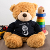 Personalised Bonnie Bear With Navy Jumper