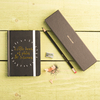 Personalised Box Of 12 Pencils & Plans & Schemes Notebook