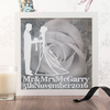 Personalised Bride & Groom Box Frame
