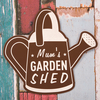 Personalised Brown Sign - Garden Shed